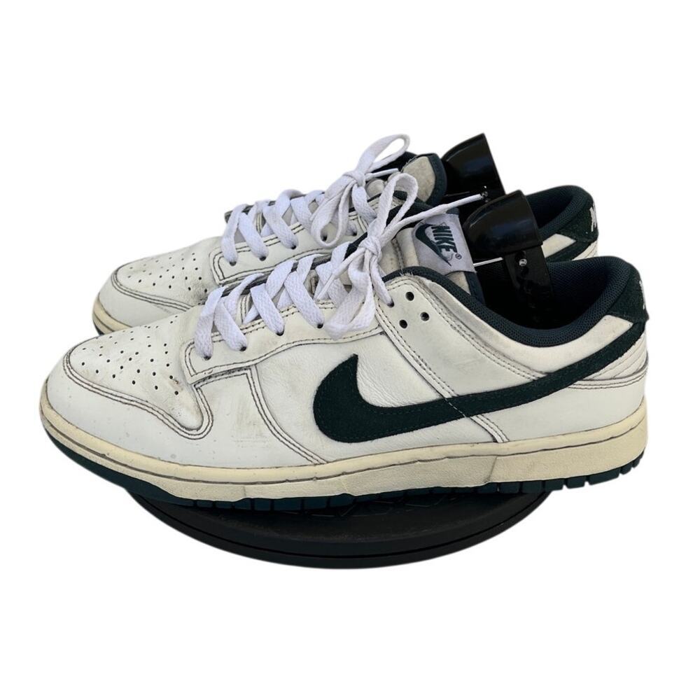 Mens Nike Dunk Low FQ8080-133 Leather Gym Workout Athletic Sneaker SZ 9 Beige